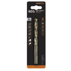 Свердло по металу AEG HSS-Co 8х75х117 мм AAKHSSCBT8-0 4932479337