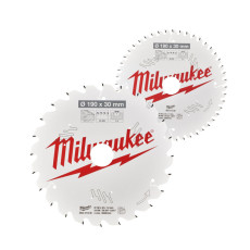 Комплект із 2-х дисків пильних по дереву Milwaukee CSB Twin Pack 1 шт 190х30х24 1 шт 190х30х48 4932479574