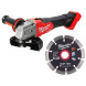 Кутова шліфмашина акумуляторна + алмазні диски 10 шт Milwaukee M18 FSAG125X-0 4932479674 без АКБ