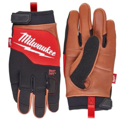 Рукавиці гібридні Milwaukee Hybrid Leather 7/S 4932479726