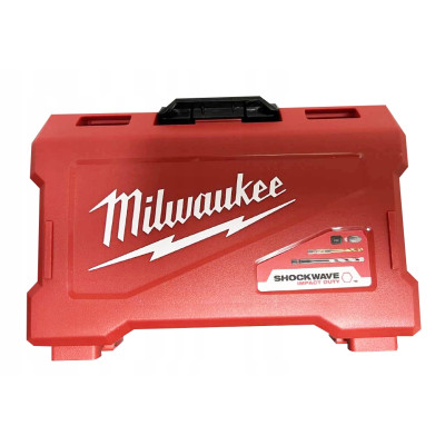 Набір свердел і біт Milwaukee SHOCKWAVE RedHEX 39 предметів 4932479854