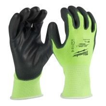 Рукавиці сигнальні із захистом від порізів Milwaukee Hi-Vis Cut 1/A 9/L 4932479918