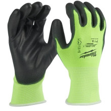 Рукавиці сигнальні із захистом від порізів Milwaukee Hi-Vis Cut 1/A 10/XL 4932479919