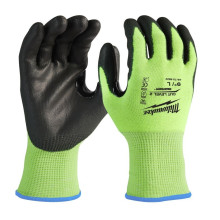 Рукавиці сигнальні із захистом від порізів Milwaukee Hi-Vis Cut 2/B 11/XXL 4932479925