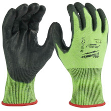 Рукавиці сигнальні із захистом від порізів Milwaukee Hi-Vis Cut 5/E 9/L 4932479933