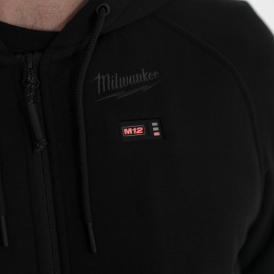 Толстовка аккумуляторная с подогревом Milwaukee XXL M12 HHBL4-0 (XXL) 4932480065 без АКБ