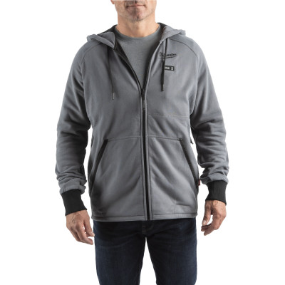 Толстовка аккумуляторная с подогревом Milwaukee XXL M12 HHGREY4-0 (XXL) 4932480070 без АКБ