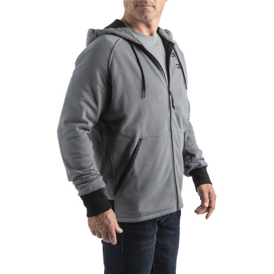 Толстовка аккумуляторная с подогревом Milwaukee XXL M12 HHGREY4-0 (XXL) 4932480070 без АКБ