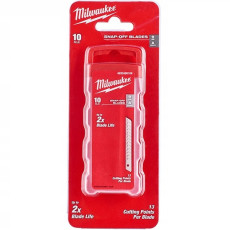 Леза до канцелярського ножа 10 шт Milwaukee 9 мм 4932480106