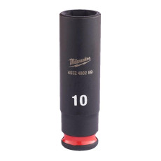 Головка торцева ударна подовжена Milwaukee Shockwave 10 мм 1/4” 4932480259