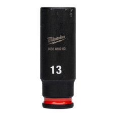 Головка торцева ударна подовжена Milwaukee Shockwave 13 мм 1/4” 4932480262