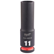 Головка торцева ударна подовжена Milwaukee Shockwave 11 мм 3/8” 4932480285