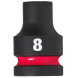 Головка торцева ударна Milwaukee Shockwave 8 мм 1/2” 4932480302
