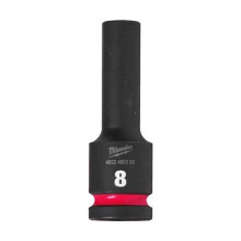 Головка торцева ударна подовжена Milwaukee Shockwave 8 мм 1/2” 4932480326