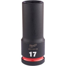 Головка торцева ударна подовжена Milwaukee Shockwave 17 мм 1/2” 4932480335