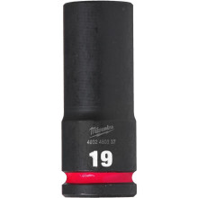 Головка торцева ударна подовжена Milwaukee Shockwave 19 мм 1/2” 4932480337