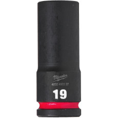Головка торцева ударна подовжена Milwaukee Shockwave 19 мм 1/2” 4932480337