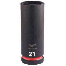 Головка торцева ударна подовжена Milwaukee Shockwave 21 мм 1/2” 4932480339