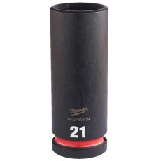 Головка торцева ударна подовжена Milwaukee Shockwave 21 мм 1/2” 4932480339