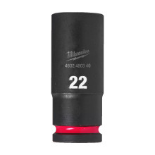 Головка торцева ударна подовжена Milwaukee Shockwave 22 мм 1/2” 4932480340