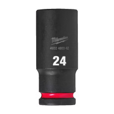 Головка торцева ударна подовжена Milwaukee Shockwave 24 мм 1/2” 4932480342
