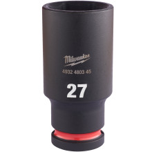 Головка торцевая ударная удлинённая Milwaukee Shockwave 27 мм 1/2” 4932480345