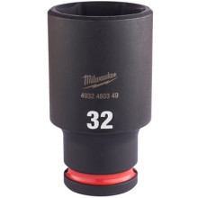 Головка торцевая ударная удлинённая Milwaukee Shockwave 32 мм 1/2” 4932480349