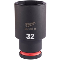 Головка торцева ударна подовжена Milwaukee Shockwave 32 мм 1/2” 4932480349