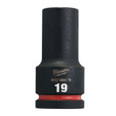 Головка торцева ударна подовжена Milwaukee Shockwave 19 мм 3/4” 4932480379