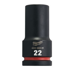 Головка торцева ударна подовжена Milwaukee Shockwave 22 мм 3/4” 4932480381