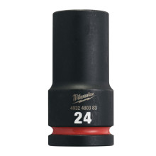 Головка торцевая ударная удлинённая Milwaukee Shockwave 24 мм 3/4” 4932480383