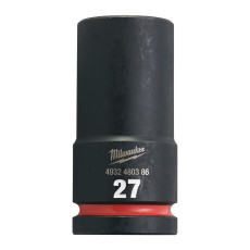 Головка торцевая ударная удлинённая Milwaukee Shockwave 27 мм 3/4” 4932480386