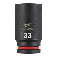 Головка торцевая ударная удлинённая Milwaukee Shockwave 33 мм 3/4” 4932480392