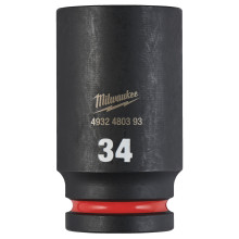 Головка торцева ударна подовжена Milwaukee Shockwave 34 мм 3/4” 4932480393