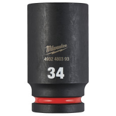 Головка торцева ударна подовжена Milwaukee Shockwave 34 мм 3/4” 4932480393