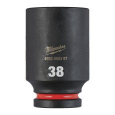 Головка торцева ударна подовжена Milwaukee Shockwave 38 мм 3/4” 4932480397