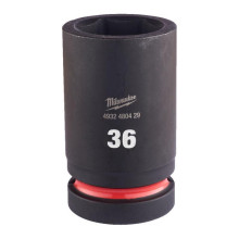 Головка торцевая ударная удлинённая Milwaukee Shockwave 36 мм 1” 4932480429