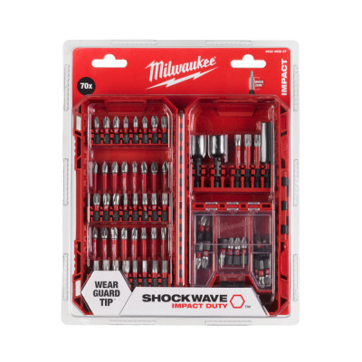 Набір біт Milwaukee Shockwave 70 предметів 4932492007