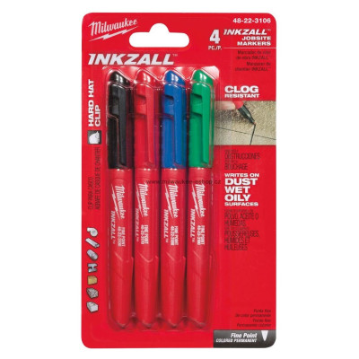 Набір маркерів 24 шт Milwaukee Inkzall 4932492096