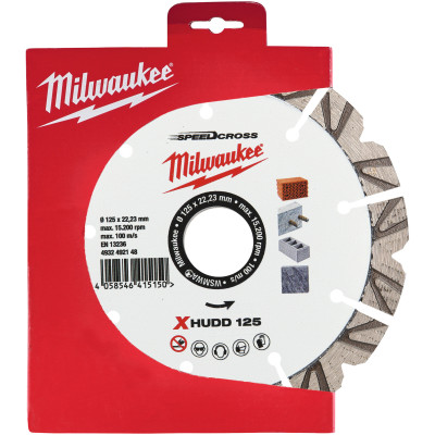 Круг алмазний по граніту Milwaukee XHUDD Speedcross 125х22.23х2.6 мм 4932492148