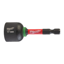 Головка торцевая ударная с 6-гранным хвостовиком Milwaukee Shockwave 17 мм 1/4” 4932492444