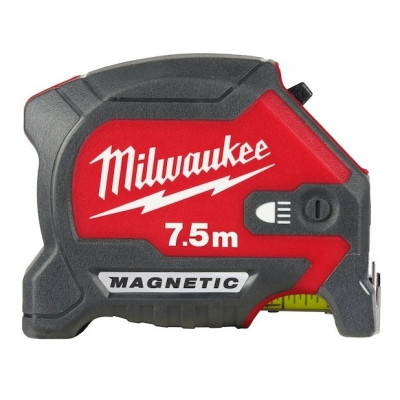 Рулетка магнитная с подсветкой Milwaukee LED 7.5 м 30 мм 4932492469