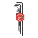 Набір шестигранних ключів L-подібних 9 шт Milwaukee TORX T8-T40 4932492693