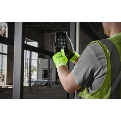 Перчатки сигнальные с защитой от порезов 12 пар Milwaukee Hi-Vis Cut 1/A 8/M 4932492914