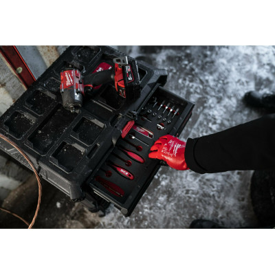 Рукавиці із захистом від порізів 12 пар Milwaukee Fully Dip Cut 1/A 7/S 4932493223