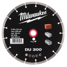 Круг алмазный по бетону Milwaukee DU 300 300х25.4х2.3 мм 4932493332
