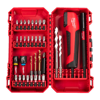 Набор бит и переходников Milwaukee Shockwave RedHEX 35 предметов 4932493653