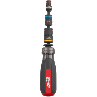 Викрутка магнітна з торцевими насадками Milwaukee 6-в-1 ShW Impact Multi-Nut Driver 4932498179