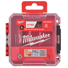 Набір коронок алмазних по кераміці Milwaukee Diamond Plus 6-10 мм HEX 4932498368