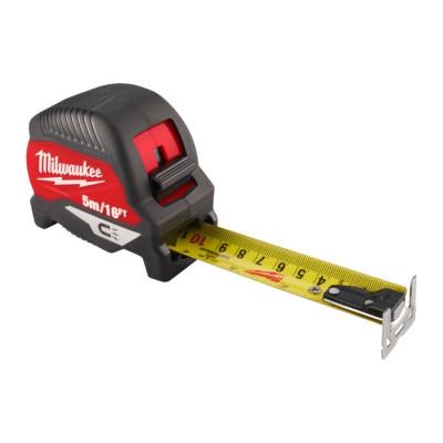 Рулетка магнітна футова Milwaukee Milwaukee Magnetic Gen 4 5 м/16 фт 30 мм 4932498769